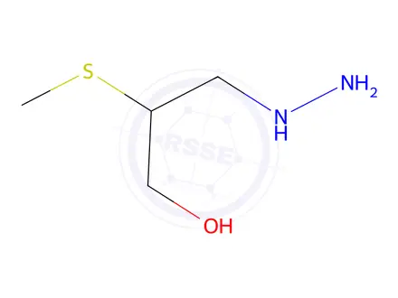 Chemical structure of 3-hydrazinyl-2-(methylthio)propan-1-ol