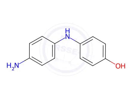 Chemical structure of 4-((4-aminophenyl)amino)phenol