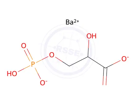 Chemical structure of Glyceric Acid 3-Phosphate Barium Salt