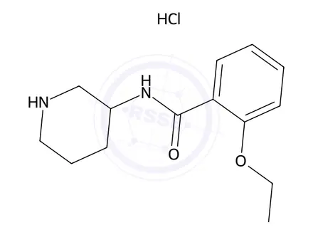 Chemical structure of 2-Ethoxy-N-piperidin-3-ylbenzamide hydrochloride