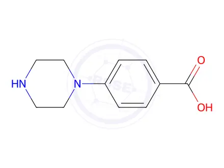 Chemical structure of 4-Piperazin-1-yl-benzoic Acid Dihydrobromide