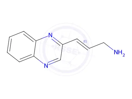 Chemical structure of 3-(Quinoxalin-2-yl)prop-2-en-1-amine