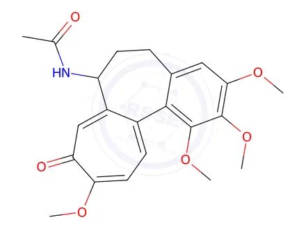 Chemical structure of (R/S)-Colchicine