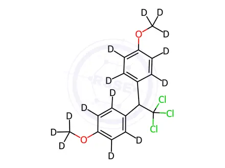 Chemical structure of Methoxychlor-[D14]