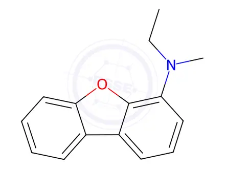 Chemical structure of N-(dibenzo[b,d]furan-4-ylmethyl)ethanamine