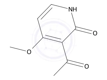 Chemical structure of 3-Acetyl-4-methoxypyridin-2(1H)-one