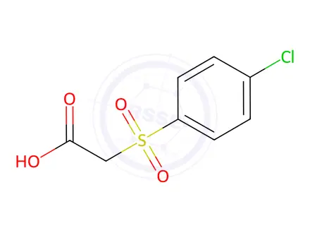 Chemical structure of 2-[(4-Chlorophenyl)sulfonyl]acetic acid
