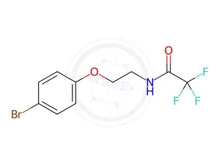 Chemical structure of N-[2-(4-Bromophenoxy)ethyl]-2,2,2-trifluoroacetamide