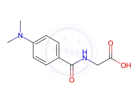 Chemical structure of (4-(Dimethylamino)benzoyl)glycine