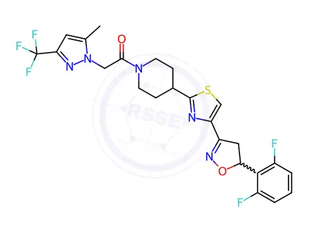 Chemical structure of Oxathiapiprolin