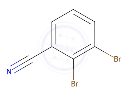 Chemical structure of 2,3-Dibromobenzonitrile