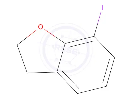 Chemical structure of 7-Iodo-2,3-dihydrobenzo[b]furan