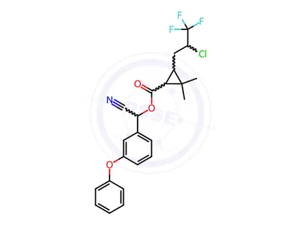 Chemical structure of Cyhalothrin Impurity 1