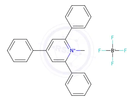 Chemical structure of 1-Methyl-2,4,6-triphenylpyridiniumtetrafluoroborate