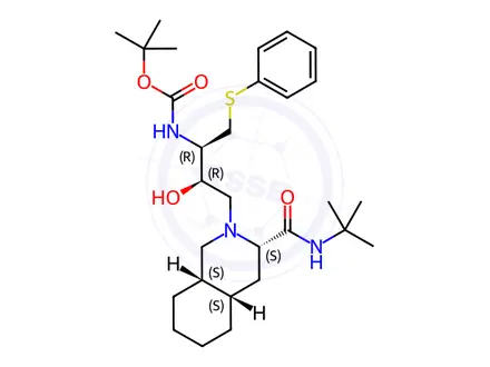 Chemical structure of Nelfinavir Impurity 12
