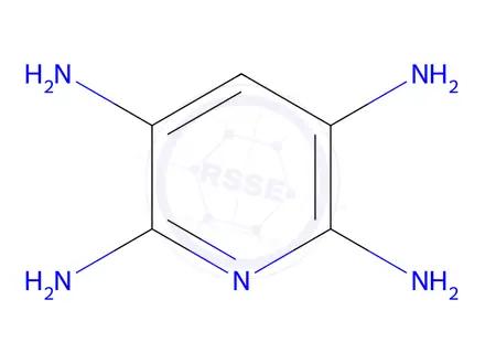 Chemical structure of Pyridine-2,3,5,6-Tetraamine
