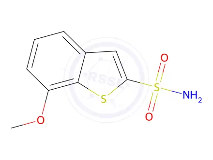 Chemical structure of 7-methoxybenzothiophene-2-sulfonamide