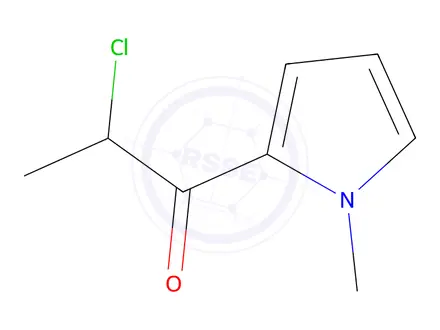 Chemical structure of 2-Chloro-1-(1-methyl-1H-pyrrol-2-yl)propan-1-one