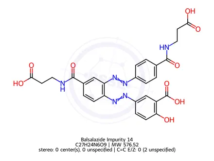 Chemical structure of Balsalazide USP Impurity 3