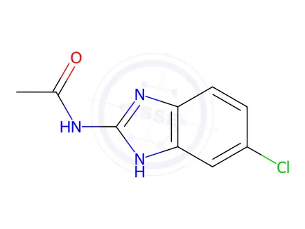 Chemical structure of N-(6-CHLORO-1H-BENZO[D]IMIDAZOL-2-YL)ACETAMIDE