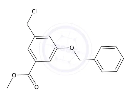 Chemical structure of Methyl 3-(benzyloxy)-5-(chloromethyl)benzoate