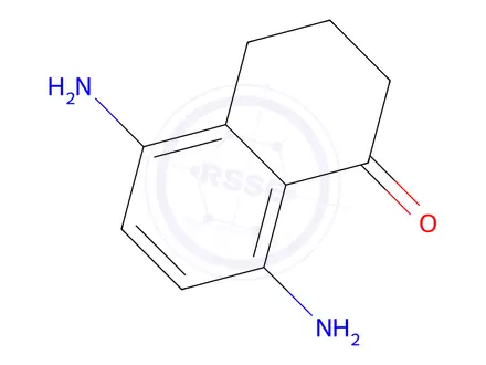 Chemical structure of 5,8-Diamino-3,4-dihydronaphthalen-1(2H)-one