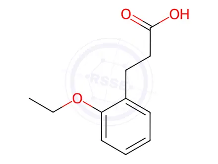 Chemical structure of 3-(2-Ethoxyphenyl)propanoic Acid