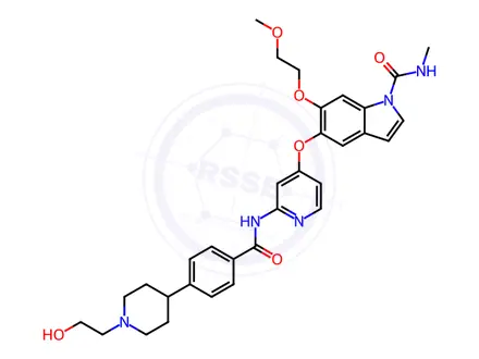 Chemical structure of Tasurgratinib