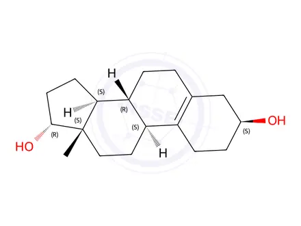 Chemical structure of 5(10)-Estrene-3β,17α-diol