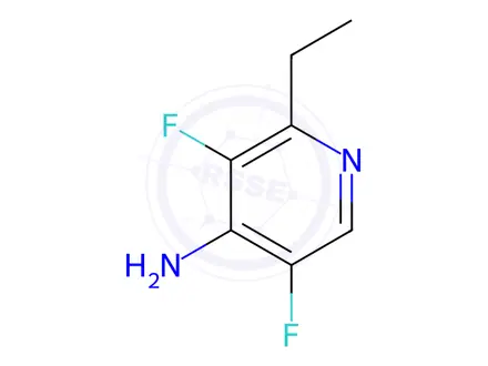 Chemical structure of 2-Ethyl-3,5-difluoropyridin-4-amine