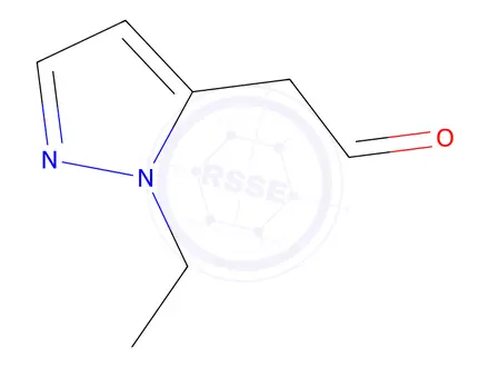 Chemical structure of 2-(1-Ethyl-1h-pyrazol-5-yl)acetaldehyde