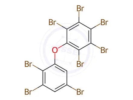 Chemical structure of 2,2',3,3',4,5,5',6-Octabromodiphenyl ether