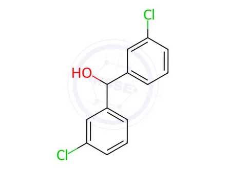 Chemical structure of 3,3'-DICHLOROBENZHYDROL