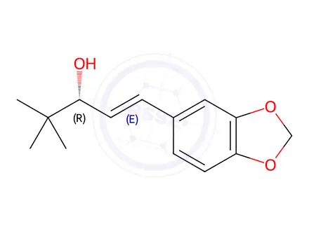 Chemical structure of (R)-Stiripentol