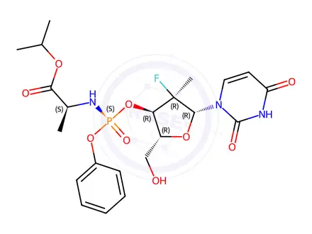 Chemical structure of Sofosbuvir Impurity 127