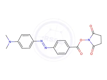 Chemical structure of DABCYL-N-Succinimidyl Ester