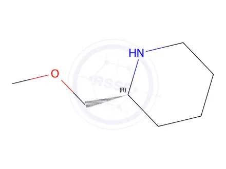 Chemical structure of (R)-2-(Methoxymethyl)piperidine