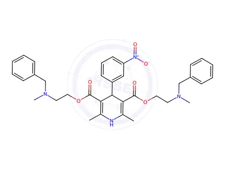 Chemical structure of Nicardipine EP Impurity B(Dihydrochloride)