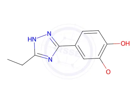 Chemical structure of 4-(3-Ethyl-1H-1,2,4-triazol-5-yl)-2-methoxyphenol