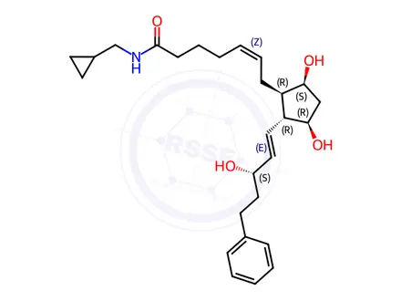 Chemical structure of Bimatoprost Impurity 61