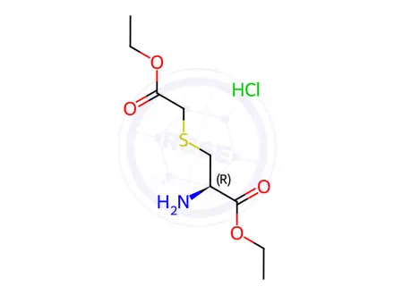 Chemical structure of Carbocisteine Diethyl Ester Hydrochloride