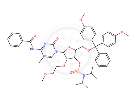 Chemical structure of Thymidine Impurity 2