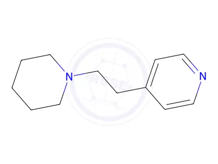Chemical structure of 4-(2-PIPERIDINOETHYL) PYRIDINE