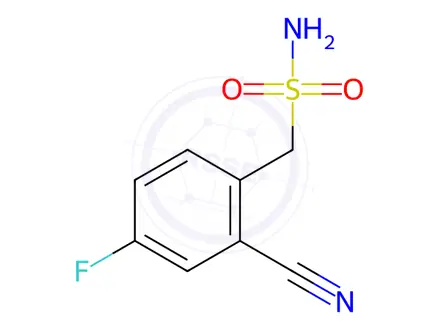 Chemical structure of (2-Cyano-4-fluorophenyl)methanesulfonamide