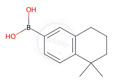 Chemical structure of (5,5-Dimethyl-5,6,7,8-tetrahydronaphthalen-2-yl)boronic acid