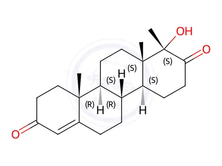 Chemical structure of Progesterone Impurity 3