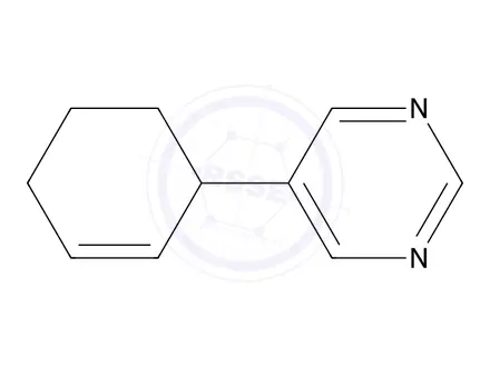 Chemical structure of 5-(2-Cyclohexenyl)pyrimidine