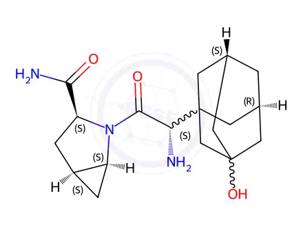 Chemical structure of Saxagliptin EP Impurity B