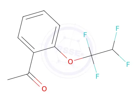 Chemical structure of 1-(2-(1,1,2,2-Tetrafluoroethoxy)phenyl)ethan-1-one