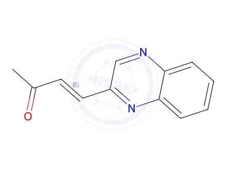 Chemical structure of 4-(Quinoxalin-2-yl)but-3-en-2-one